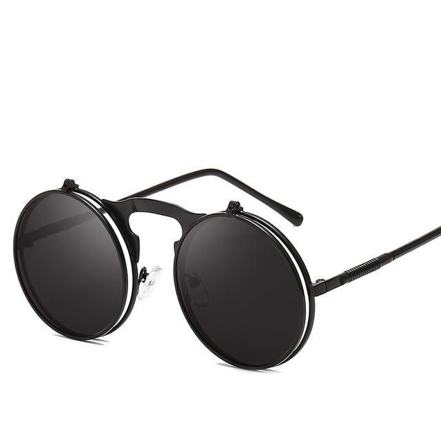 Chic Flip-Up Sunglasses for Men & Women - Stylish Dual Lens Eyewear - Korvel