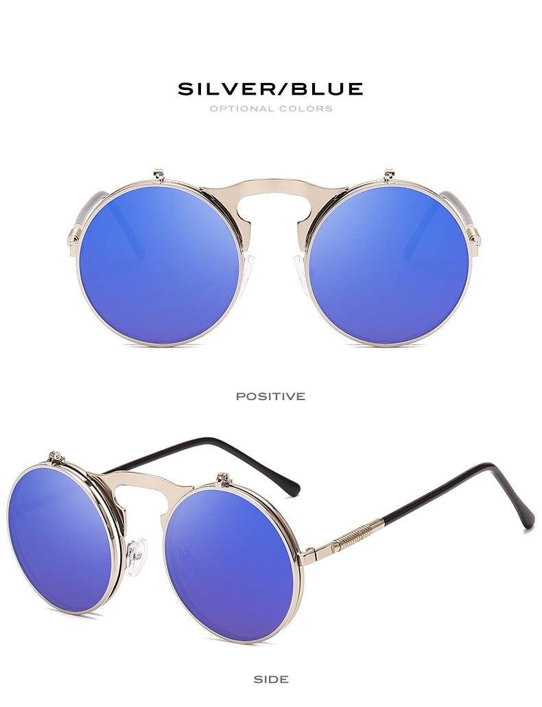 Chic Flip-Up Sunglasses for Men & Women - Stylish Dual Lens Eyewear - Korvel
