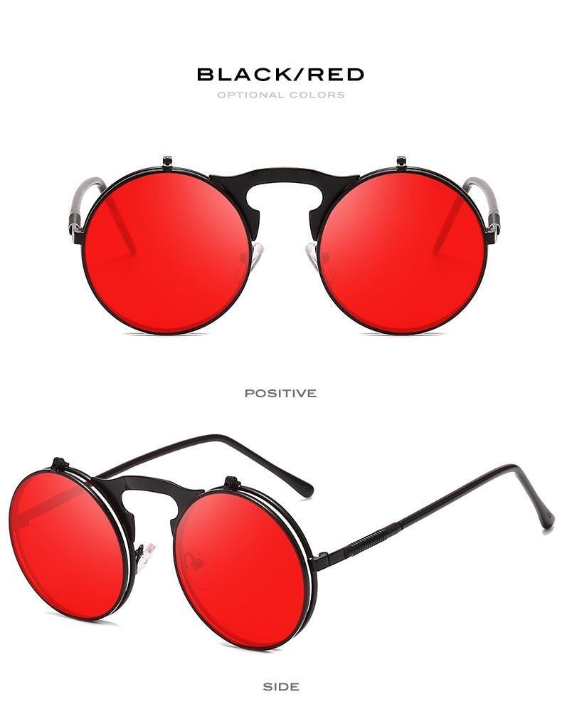 Chic Flip-Up Sunglasses for Men & Women - Stylish Dual Lens Eyewear - Korvel