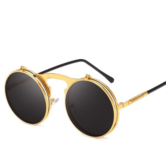 Chic Flip-Up Sunglasses for Men & Women - Stylish Dual Lens Eyewear - Korvel