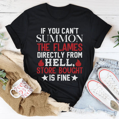 Camiseta "Comprar en la tienda está bien"