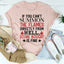 Camiseta "Comprar en la tienda está bien"