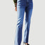Premium Straight Leg Jeans with Pockets