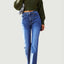 Premium Straight Leg Jeans with Pockets