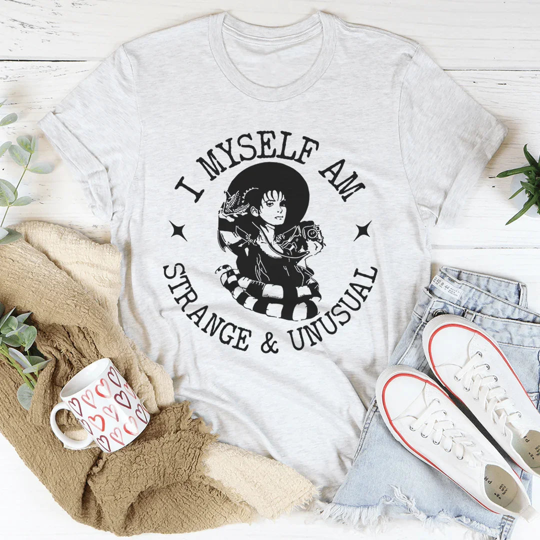 Camiseta extraña e inusual