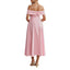 Strapless one shoulder long skirt dress - Korvel