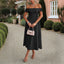 Strapless one shoulder long skirt dress - Korvel