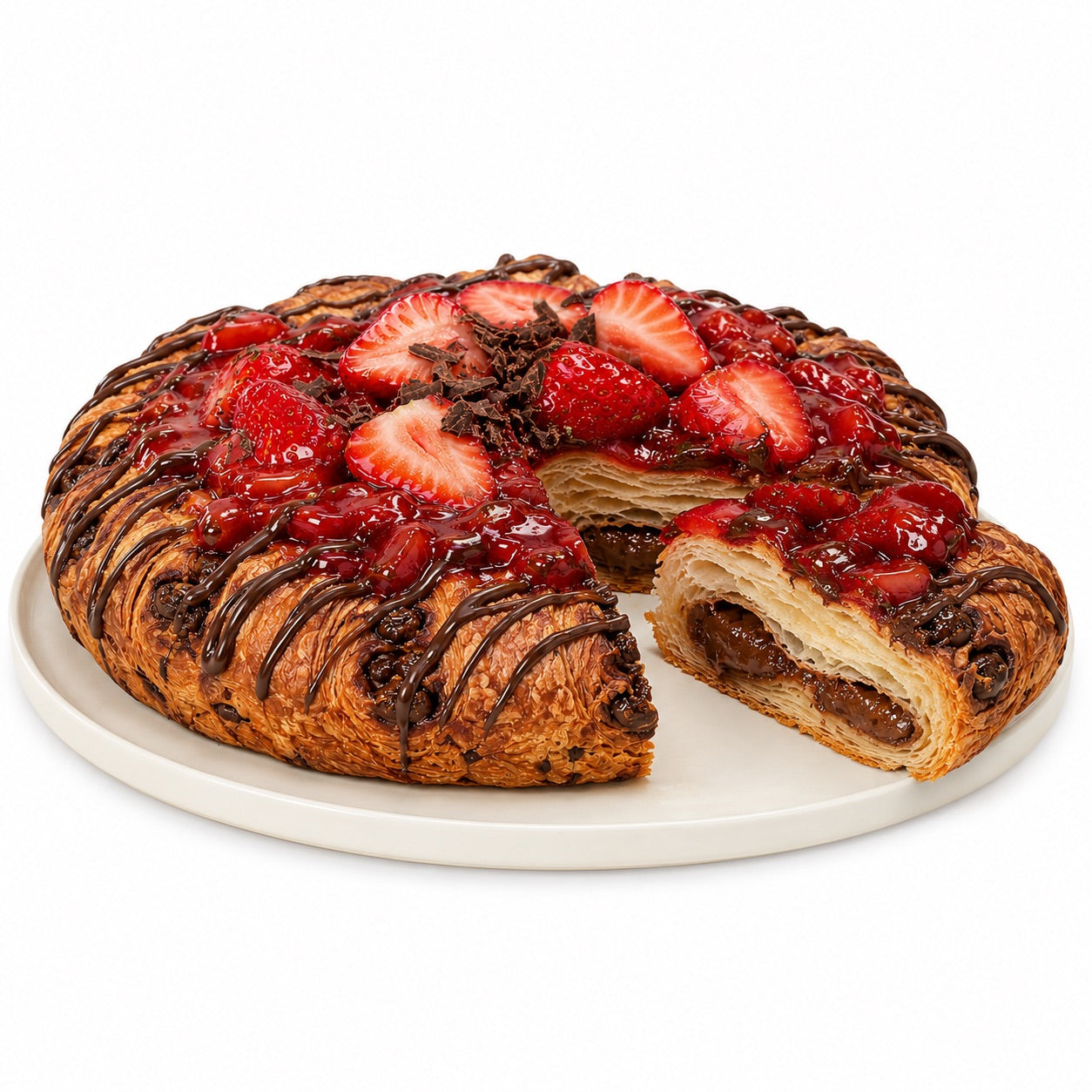 Pastel de Croissant de Chocolate y Piña Sin Azúcar Andy Anand - 2.5 lbs