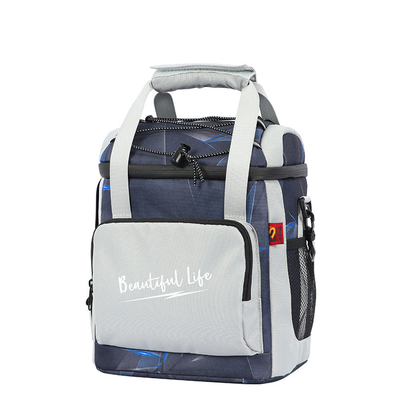 Street style cool lunch bag insulation fresh-keeping bag leak-proof ice pack double-layer insulation lunch bag - Korvel