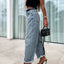 Street Trendy Casual Loose Women's Jeans
