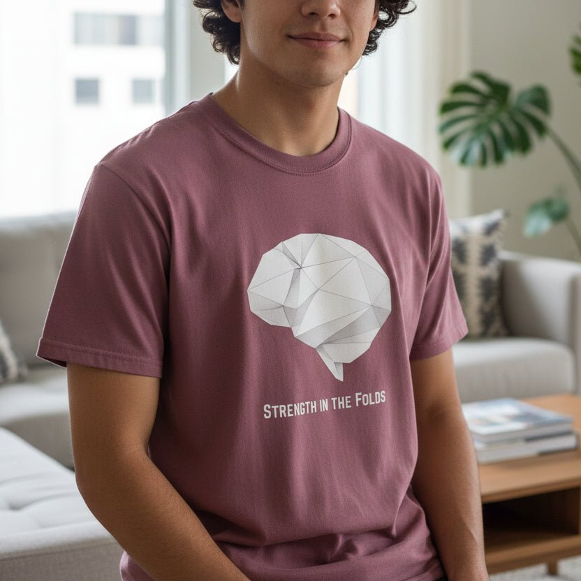 Fortaleza en los Pliegues — Camiseta Unisex de Concienciación sobre la Epilepsia
