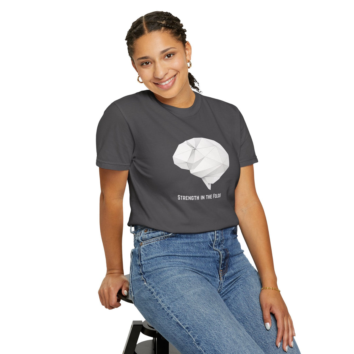 Fortaleza en los Pliegues — Camiseta Unisex de Concienciación sobre la Epilepsia
