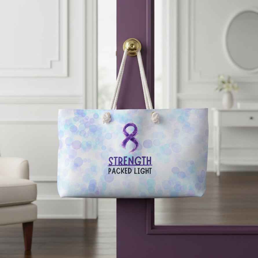Fuerza, Ligero y Compacto – Bolsa de Fin de Semana para la Conciencia sobre la Epilepsia