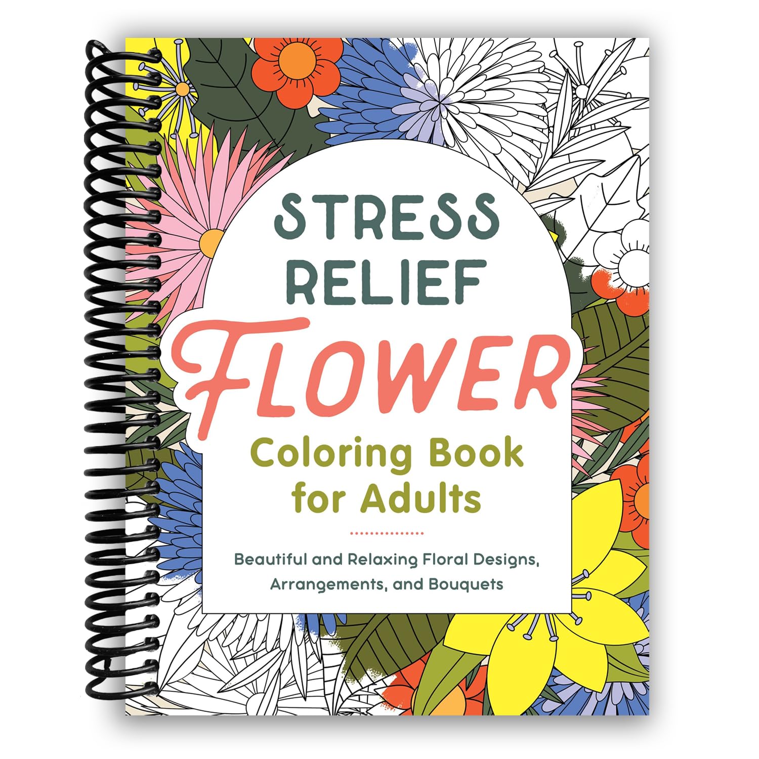 Relaxing Floral Coloring Book for Adults: A Journey Through Beautiful Botanical Art - Korvel