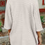 Striped Open Front Knit Cardigan - Korvel