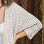 Striped Open Front Knit Cardigan - Korvel