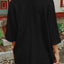 Striped Open Front Knit Cardigan - Korvel