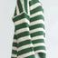 Striped Round Neck Dropped Shoulder Sweater