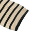 Striped Round Neck Long Sleeve Knit Top - Korvel