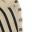 Striped Round Neck Long Sleeve Knit Top - Korvel