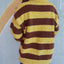 Striped Round Neck Long Sleeve Sweater - Korvel