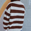 Striped Round Neck Long Sleeve Sweater - Korvel