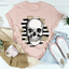 Striped Skull Tee - Premium Cotton Comfort - Korvel