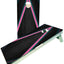 Vibrant Multi-Color Neon Striped Cornhole Boards for Ultimate Fun - Korvel