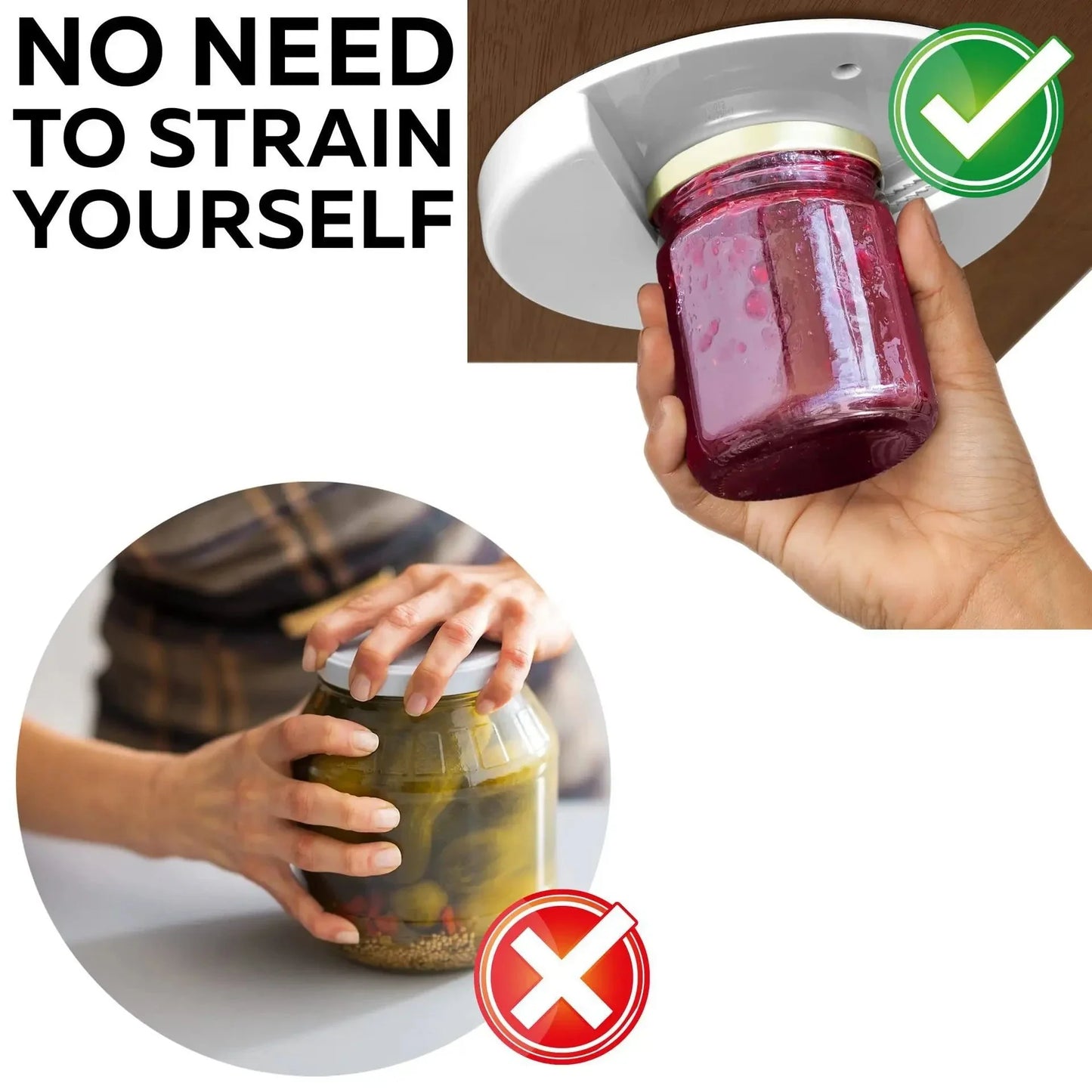 Strong Grip Jar Opener for Effortless Opening