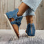 Studded Raw Hem Flat Sandals - Korvel