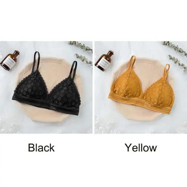 Elegant Women's Lace Bra - Comfort Fit with Beauty Back Design - Korvel
