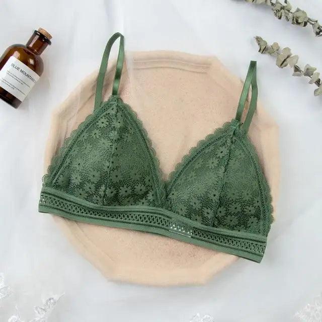 Elegant Women's Lace Bra - Comfort Fit with Beauty Back Design - Korvel