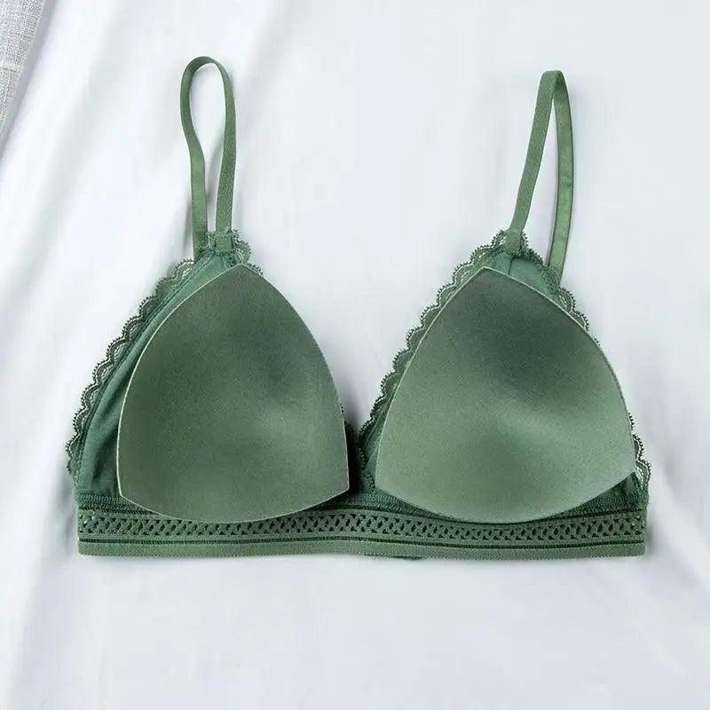 Elegant Women's Lace Bra - Comfort Fit with Beauty Back Design - Korvel