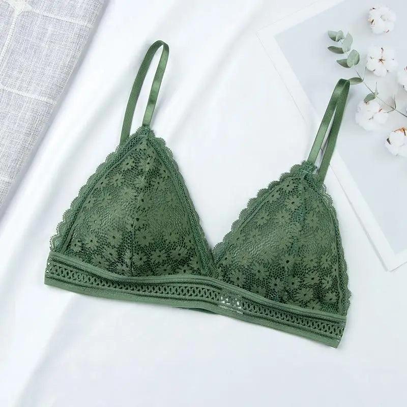 Elegant Women's Lace Bra - Comfort Fit with Beauty Back Design - Korvel