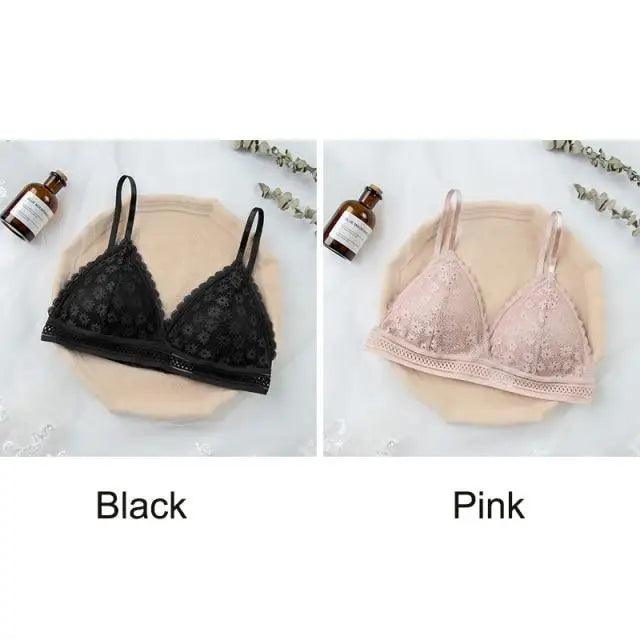 Elegant Women's Lace Bra - Comfort Fit with Beauty Back Design - Korvel