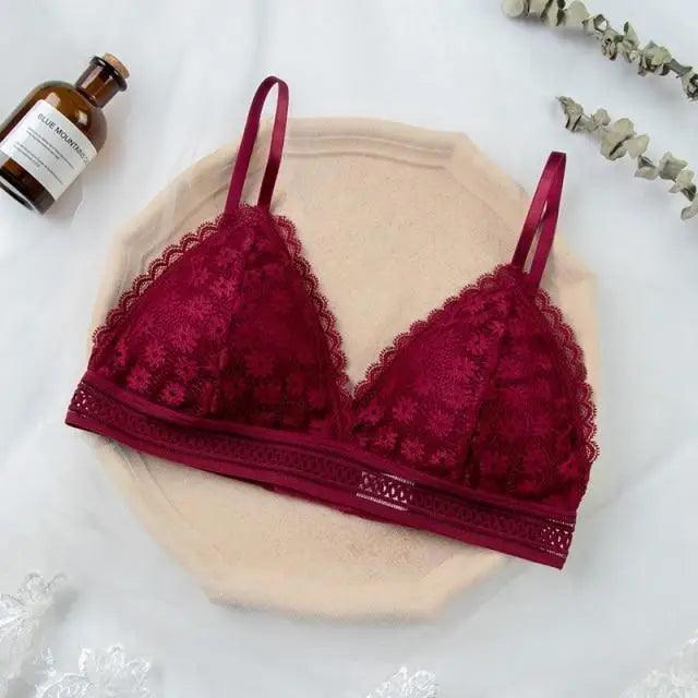 Elegant Women's Lace Bra - Comfort Fit with Beauty Back Design - Korvel