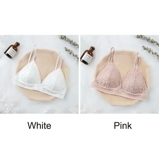 Elegant Women's Lace Bra - Comfort Fit with Beauty Back Design - Korvel