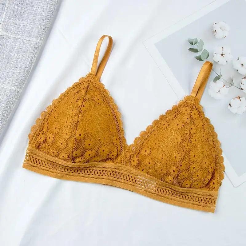 Elegant Women's Lace Bra - Comfort Fit with Beauty Back Design - Korvel