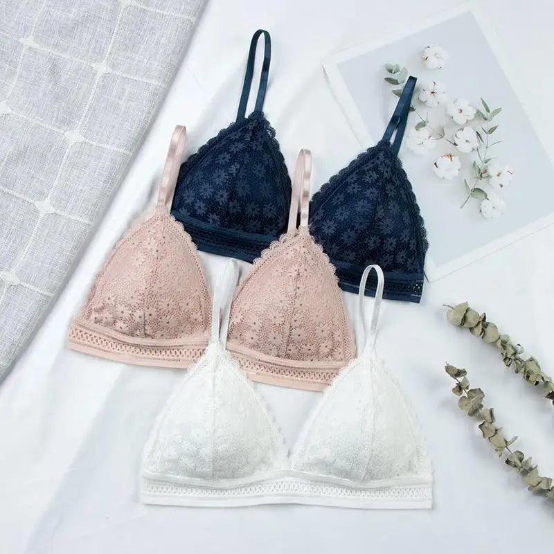 Elegant Women's Lace Bra - Comfort Fit with Beauty Back Design - Korvel