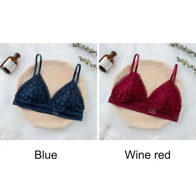 Elegant Women's Lace Bra - Comfort Fit with Beauty Back Design - Korvel