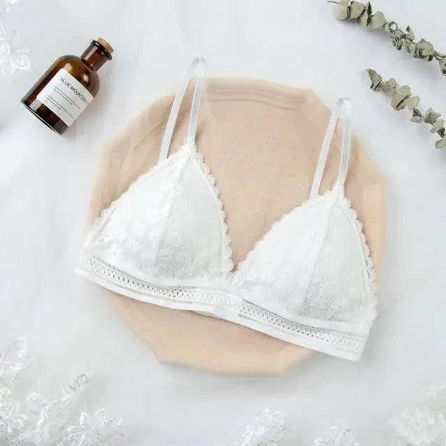 Elegant Women's Lace Bra - Comfort Fit with Beauty Back Design - Korvel