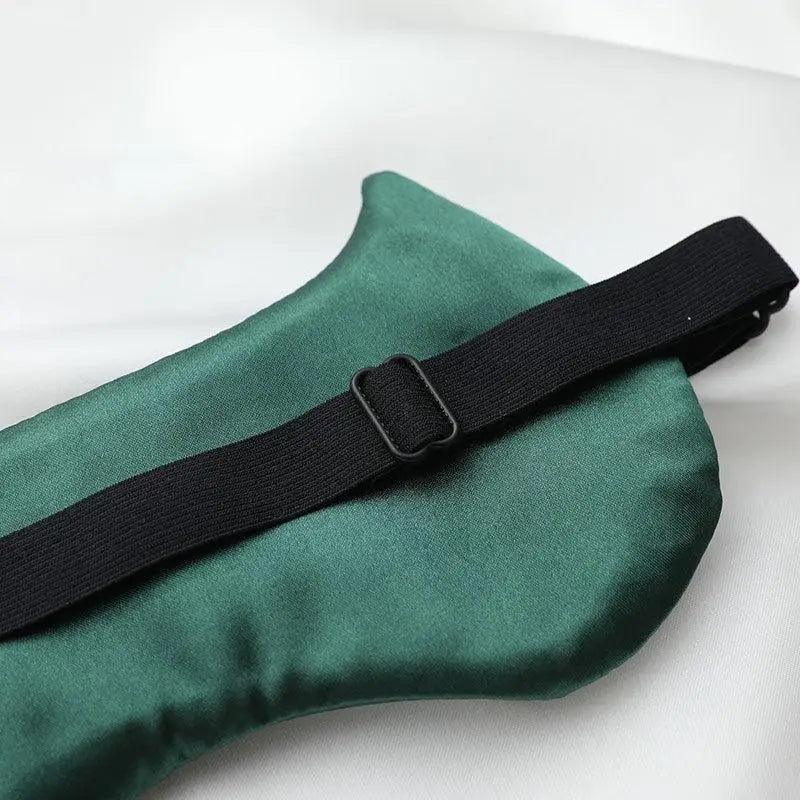 Chic Cat Eye & Ear Design Pure Silk Double-Sided Sleep Mask for Ultimate Comfort - Korvel