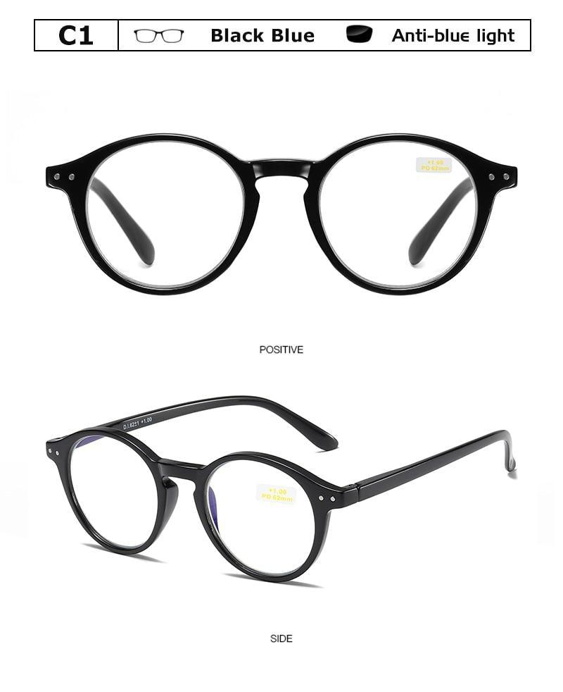 Gafas de lectura anti luz azul elegantes para hombres y mujeres
