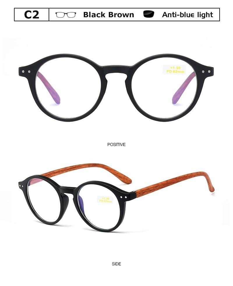 Gafas de lectura anti luz azul elegantes para hombres y mujeres