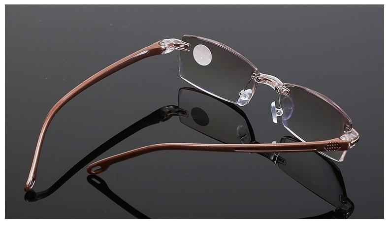 Lunettes de lecture sans monture bloquant la lumière bleue