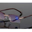Lunettes de lecture sans monture bloquant la lumière bleue