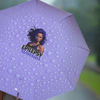 Stylish Epilepsy Warrior Foldable Umbrella