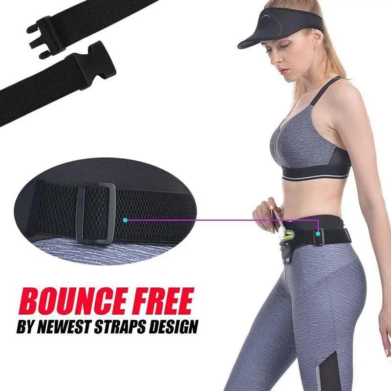 Ultra-Sleek Waterproof Waist Bag for Runners - Adjustable Mini Fanny Pack - Korvel