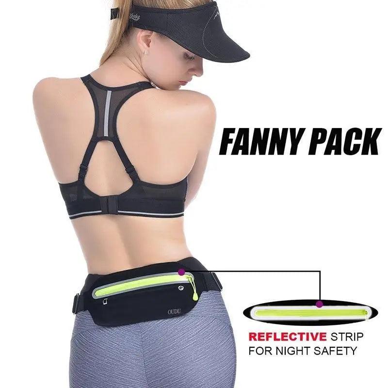 Ultra-Sleek Waterproof Waist Bag for Runners - Adjustable Mini Fanny Pack - Korvel