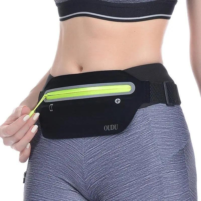 Ultra-Sleek Waterproof Waist Bag for Runners - Adjustable Mini Fanny Pack - Korvel